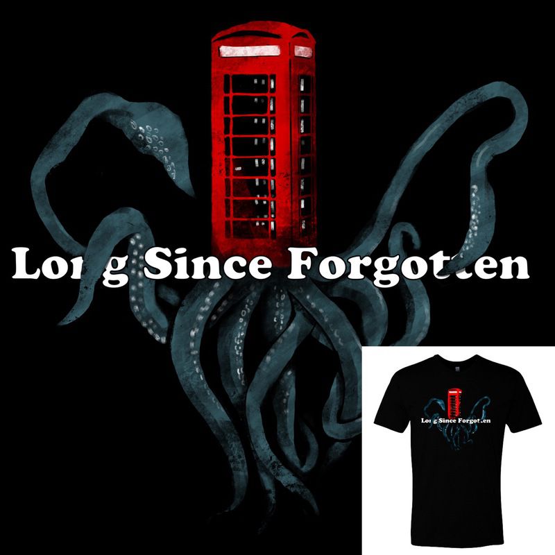 Limited run phone booth and squid t-shirt for the 15 year anniversary show of Standing Room Only